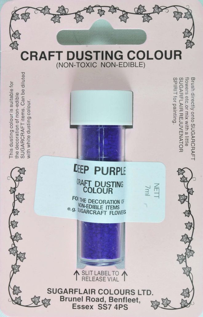 Sugarflair Craft Dusting Colour Deep Purple image 0